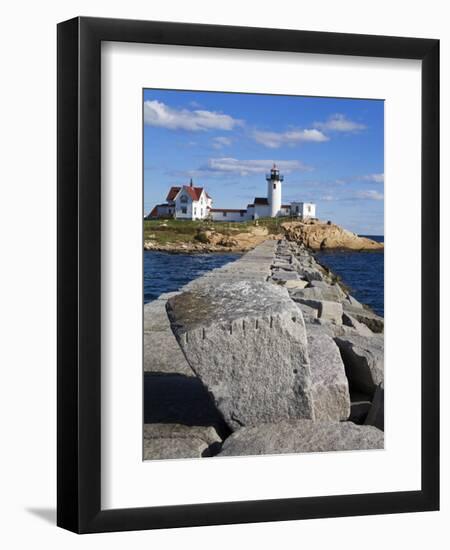 Eastern Point Lighthouse, Gloucester, Cape Ann, Massachusetts, New England, USA-Richard Cummins-Framed Photographic Print