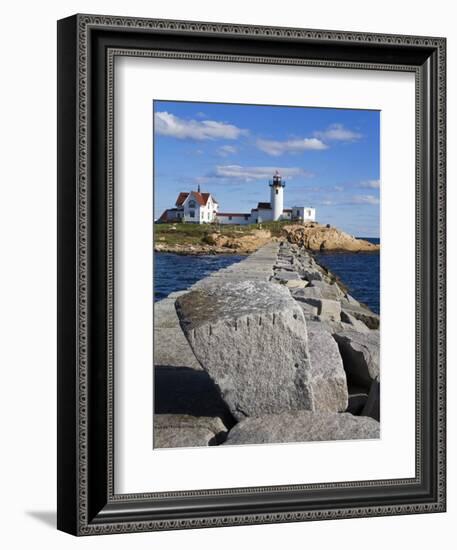 Eastern Point Lighthouse, Gloucester, Cape Ann, Massachusetts, New England, USA-Richard Cummins-Framed Photographic Print