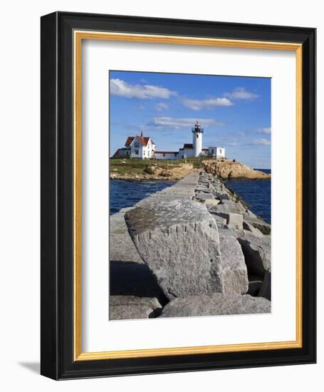 Eastern Point Lighthouse, Gloucester, Cape Ann, Massachusetts, New England, USA-Richard Cummins-Framed Photographic Print