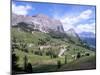 Eastern Road Below Gardena Pass, 2121M, Dolomites, Alto Adige, Italy-Richard Nebesky-Mounted Photographic Print