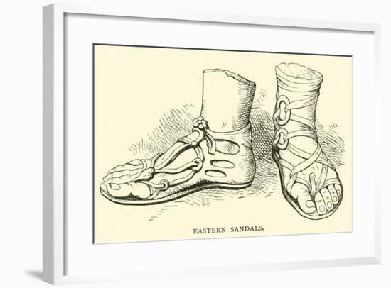 Eastern Sandals-null-Framed Giclee Print