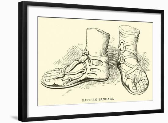 Eastern Sandals-null-Framed Giclee Print