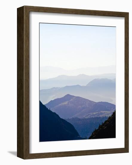 Eastern Sierra Range at Sunrise Yosemite National Park-Michael DeFreitas-Framed Photographic Print