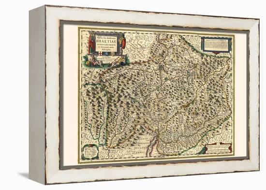 Eastern Switzerland-Willem Janszoon Blaeu-Framed Stretched Canvas