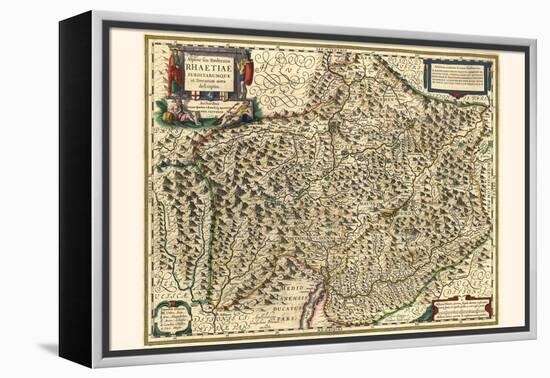 Eastern Switzerland-Willem Janszoon Blaeu-Framed Stretched Canvas