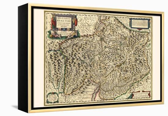 Eastern Switzerland-Willem Janszoon Blaeu-Framed Stretched Canvas