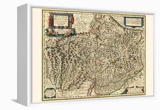 Eastern Switzerland-Willem Janszoon Blaeu-Framed Stretched Canvas