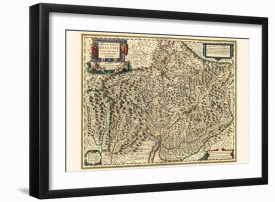 Eastern Switzerland-Willem Janszoon Blaeu-Framed Art Print