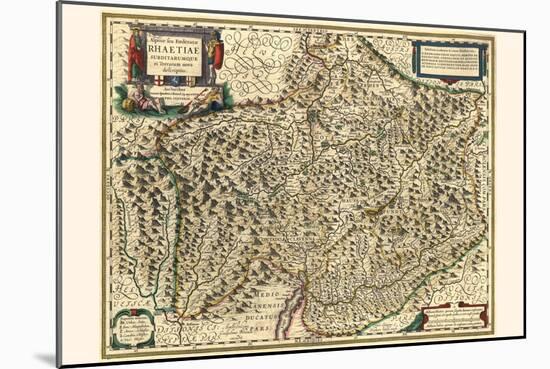 Eastern Switzerland-Willem Janszoon Blaeu-Mounted Art Print