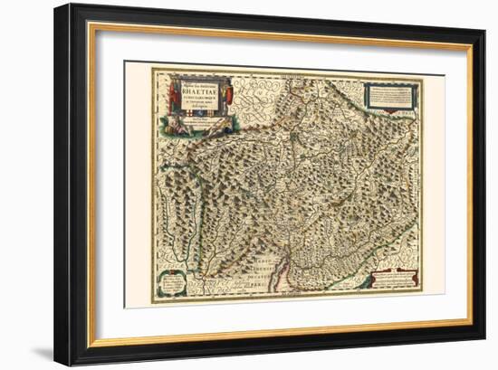 Eastern Switzerland-Willem Janszoon Blaeu-Framed Art Print