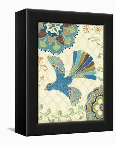 Eastern Tales Bird III-Daphne Brissonnet-Framed Stretched Canvas