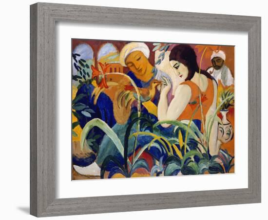 Eastern Women, 1912-Auguste Macke-Framed Giclee Print