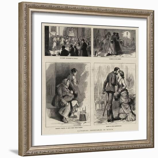 Eastertide Observances in Russia-null-Framed Giclee Print