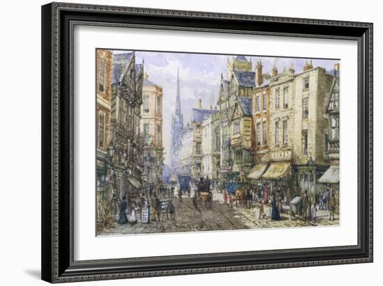 Eastgate Street, Chester, c.1895-John Sutton-Framed Giclee Print