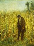 Man in a Cornfield-Eastman Johnson-Giclee Print