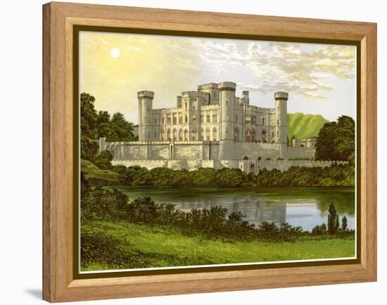 Eastnor Castle, Herefordshire, Home of Earl Somers, C1880-Benjamin Fawcett-Framed Premier Image Canvas