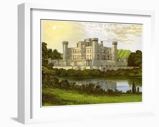 Eastnor Castle, Herefordshire, Home of Earl Somers, C1880-Benjamin Fawcett-Framed Giclee Print