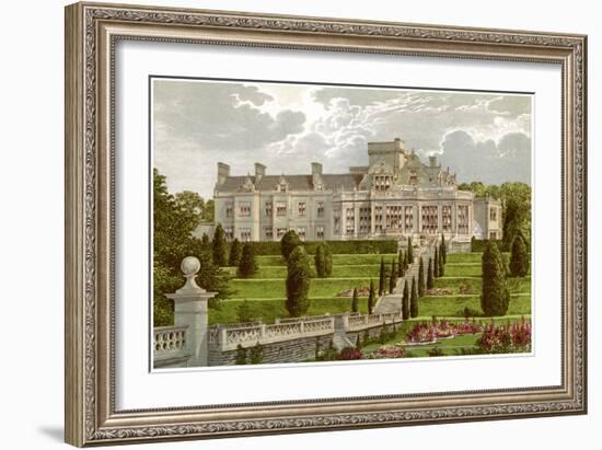 Easton Hall, Lincolnshire, Home of Baronet Cholmeley, C1880-AF Lydon-Framed Giclee Print