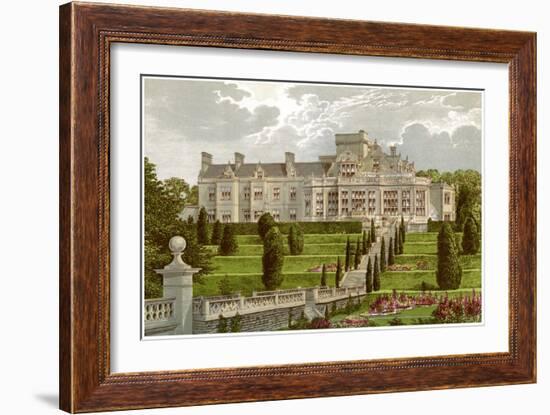 Easton Hall, Lincolnshire, Home of Baronet Cholmeley, C1880-AF Lydon-Framed Giclee Print