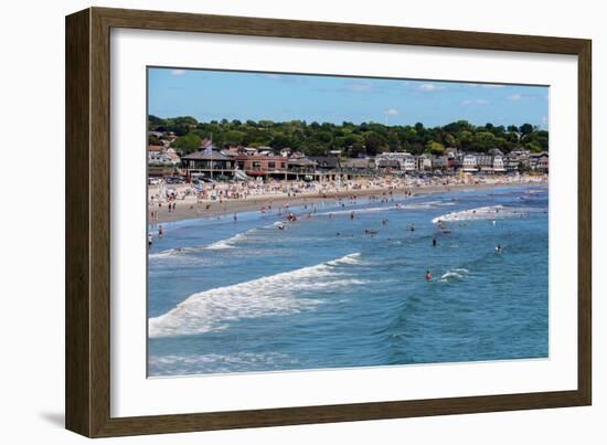 Easton's Beach Newport Rhode Island-null-Framed Photo