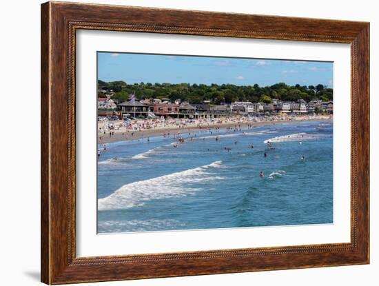 Easton's Beach Newport Rhode Island-null-Framed Photo