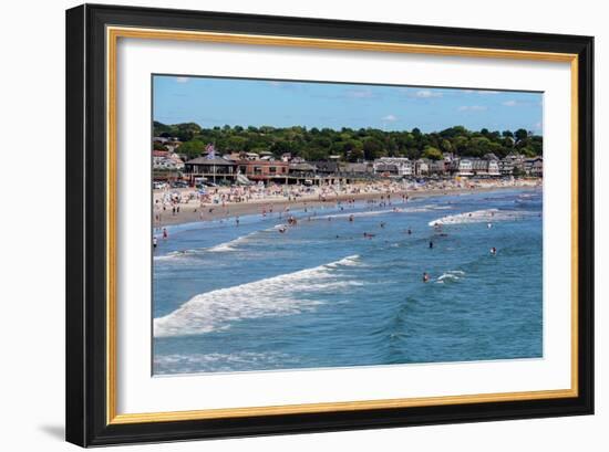 Easton's Beach Newport Rhode Island-null-Framed Photo