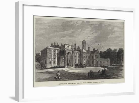 Eastwell Park, Kent, the New Residence of the Duke and Duchess of Edinburgh-null-Framed Giclee Print