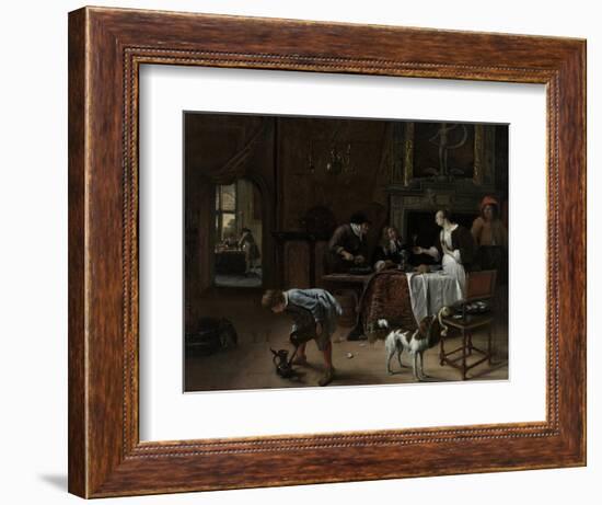 Easy Come, Easy Go, 1661-Jan Havicksz Steen-Framed Giclee Print