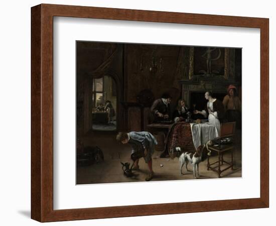 Easy Come, Easy Go, 1661-Jan Havicksz Steen-Framed Giclee Print