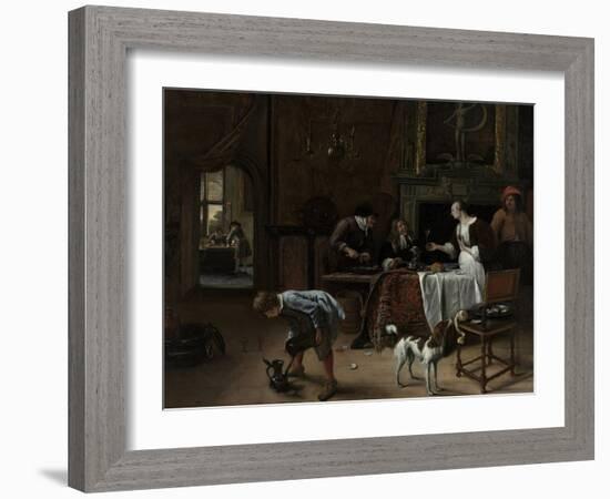 Easy Come, Easy Go, 1661-Jan Havicksz Steen-Framed Giclee Print