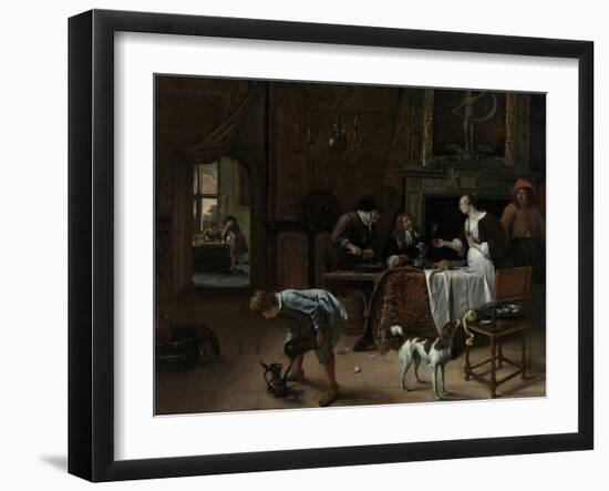 Easy Come, Easy Go, 1661-Jan Havicksz Steen-Framed Giclee Print