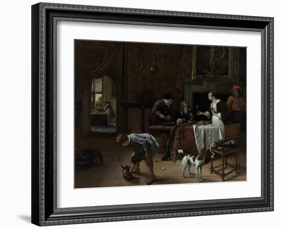 Easy Come, Easy Go, 1661-Jan Havicksz Steen-Framed Giclee Print