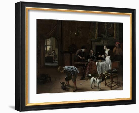 Easy Come, Easy Go, 1661-Jan Havicksz Steen-Framed Giclee Print