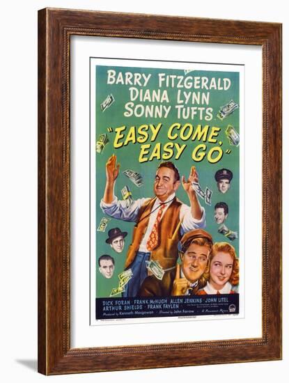 Easy Come, Easy Go, 1947-null-Framed Premium Giclee Print