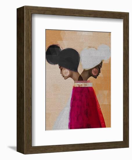 Easy Ease (Neutral)-Erin K. Robinson-Framed Art Print