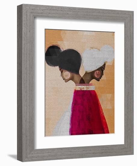 Easy Ease (Neutral)-Erin K. Robinson-Framed Art Print