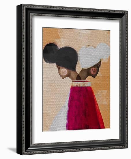 Easy Ease (Neutral)-Erin K. Robinson-Framed Art Print