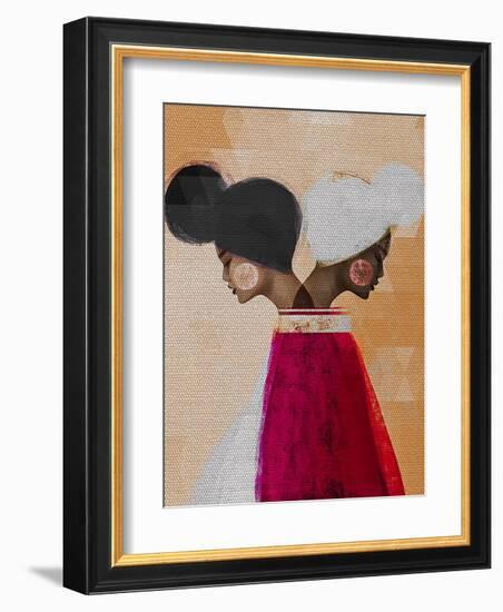 Easy Ease (Neutral)-Erin K. Robinson-Framed Art Print