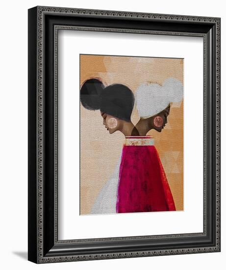 Easy Ease (Neutral)-Erin K. Robinson-Framed Premium Giclee Print