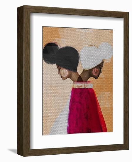 Easy Ease (Neutral)-Erin K. Robinson-Framed Art Print