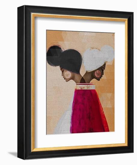 Easy Ease (Neutral)-Erin K. Robinson-Framed Art Print