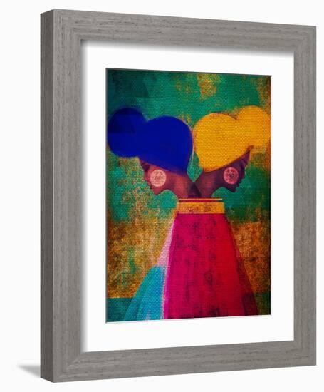 Easy Ease (Vibrant)-Erin K. Robinson-Framed Premium Giclee Print