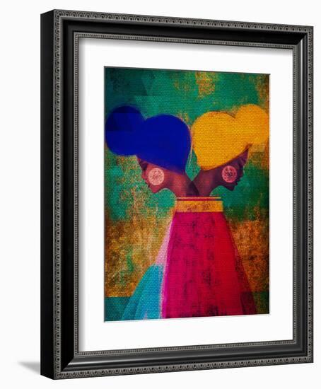 Easy Ease (Vibrant)-Erin K. Robinson-Framed Premium Giclee Print