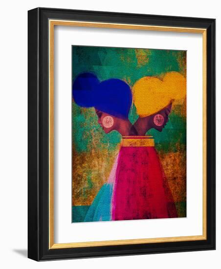 Easy Ease (Vibrant)-Erin K. Robinson-Framed Premium Giclee Print