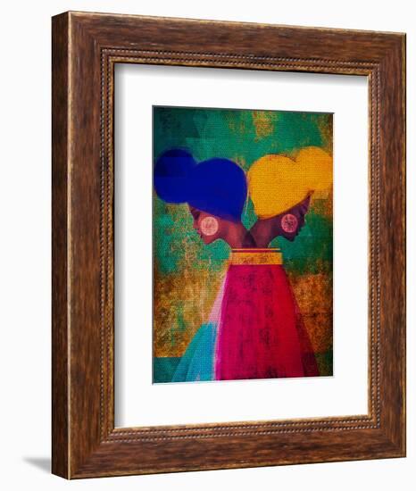 Easy Ease (Vibrant)-Erin K. Robinson-Framed Premium Giclee Print