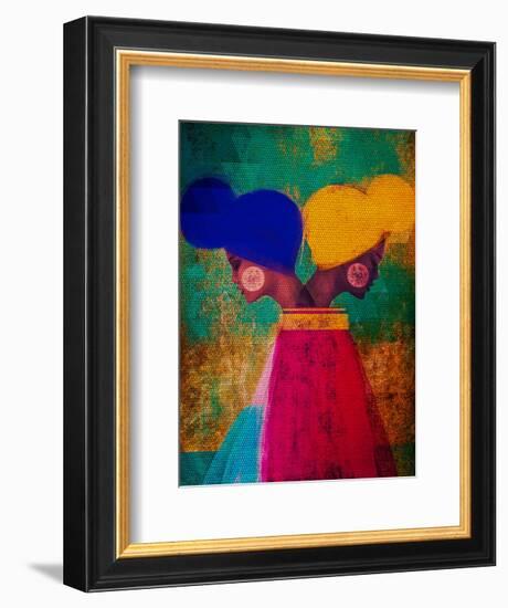 Easy Ease (Vibrant)-Erin K. Robinson-Framed Premium Giclee Print