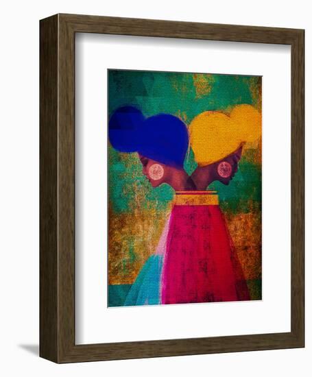 Easy Ease (Vibrant)-Erin K. Robinson-Framed Premium Giclee Print