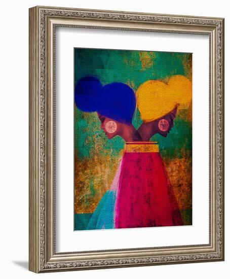 Easy Ease (Vibrant)-Erin K. Robinson-Framed Art Print