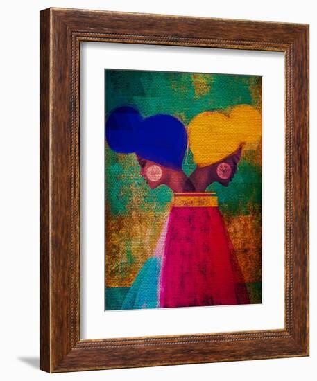 Easy Ease (Vibrant)-Erin K. Robinson-Framed Art Print