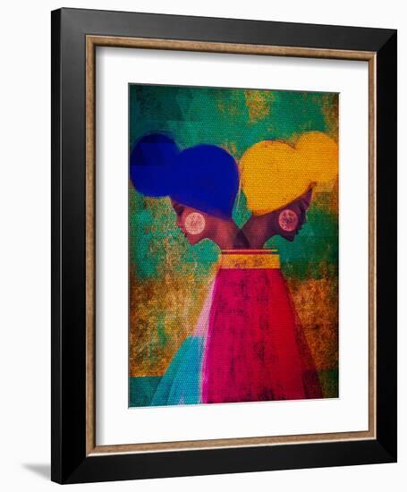 Easy Ease (Vibrant)-Erin K. Robinson-Framed Art Print